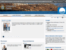 Tablet Screenshot of comune.tenna.tn.it